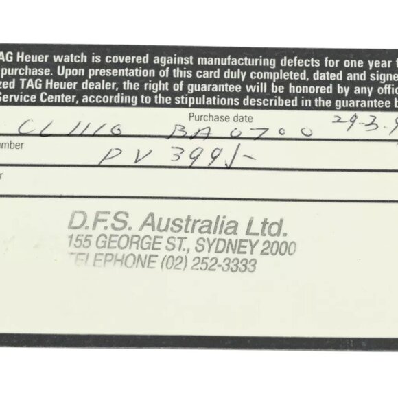 Vintage Men's Tag Heuer 39mm Kirium Black Dial Chronograph Watch! Ref: CL1110-0! - Picture 11 of 12